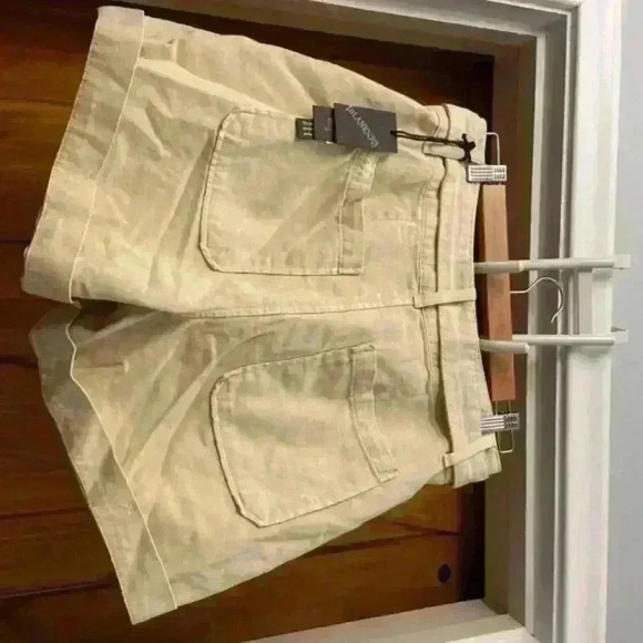Blanknyc Twill Paperbag Shorts Ivory Sz 31 Far Away NWT - Picture 8 of 8